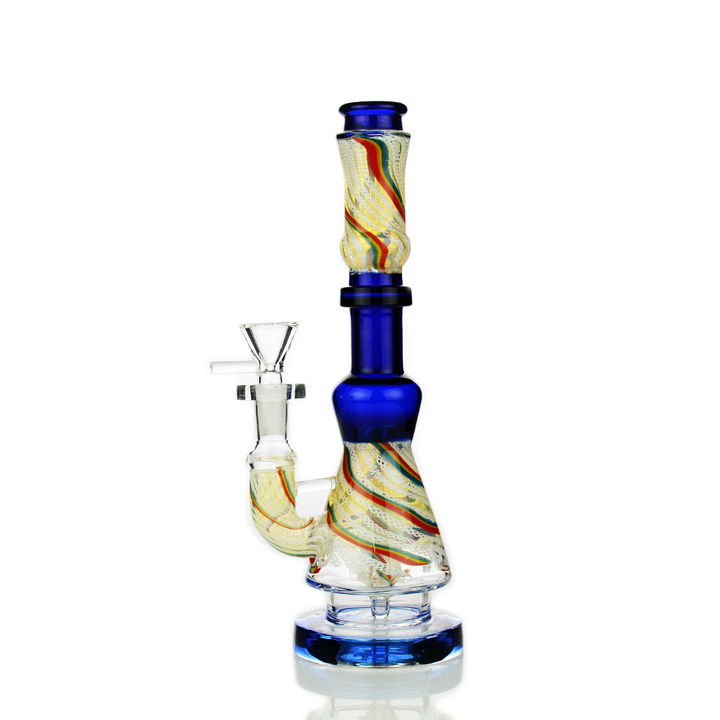 11-Inch Twisted Conical Water Pipe with 14mm Bowl