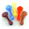 Compact 2.5 Inch Spiral Glass Hand Pipe