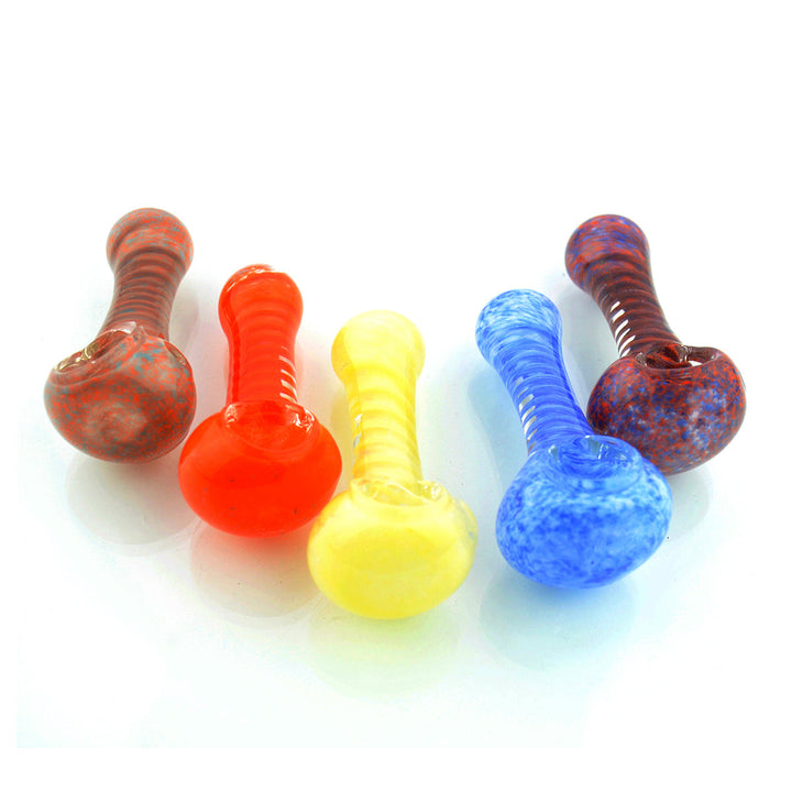 Compact 2.5 Inch Spiral Glass Hand Pipe