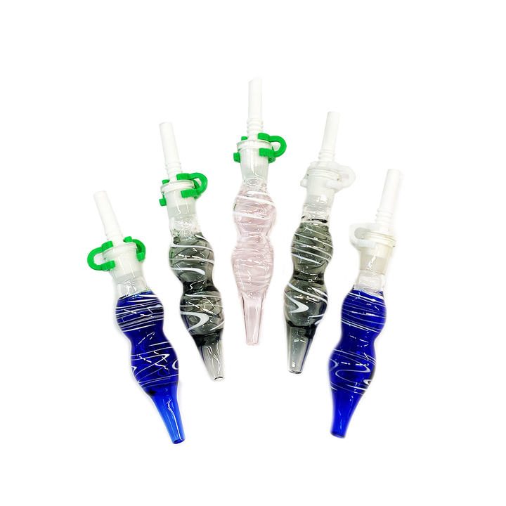 Compact Wig Wag Glass Nectar Collector 10mm Nail