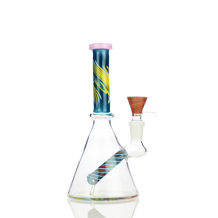 8 Reversal Art Beaker Pipe with 14mm Bowl