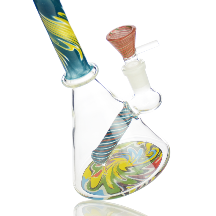 8 Reversal Art Beaker Pipe with 14mm Bowl