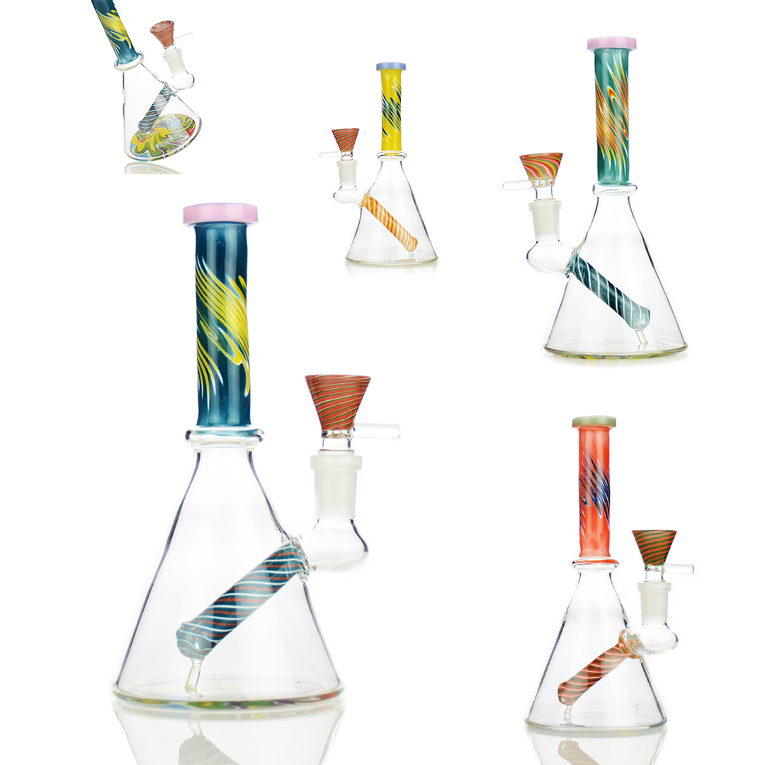 8 Reversal Art Beaker Pipe with 14mm Bowl