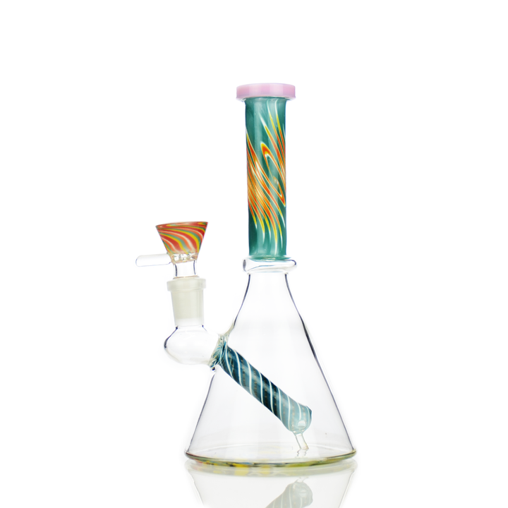 8 Reversal Art Beaker Pipe with 14mm Bowl
