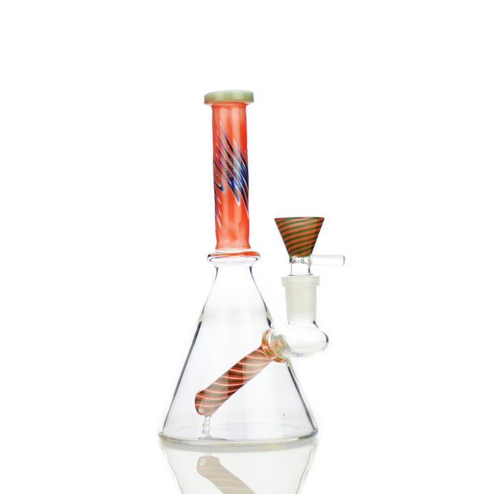 8 Reversal Art Beaker Pipe with 14mm Bowl