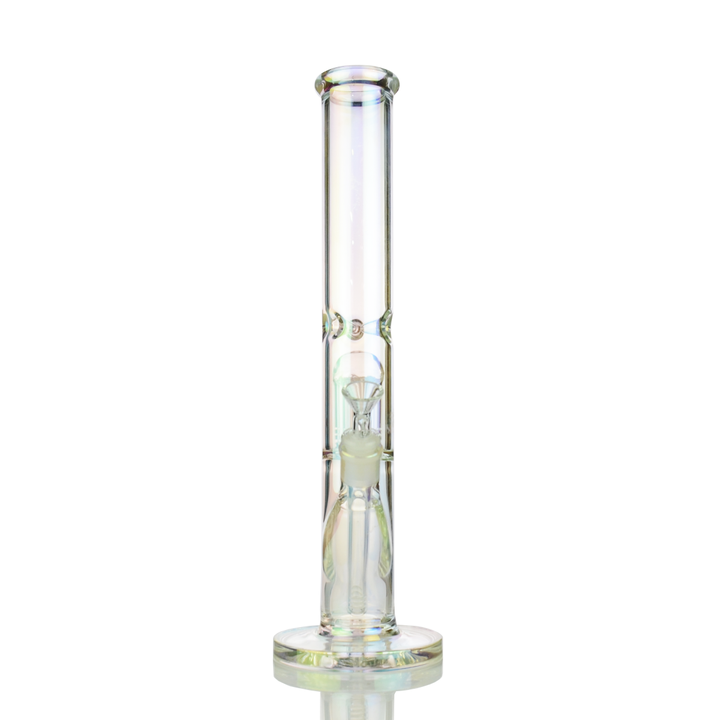 16in Electro Plated Straight Water Pipe with Perc