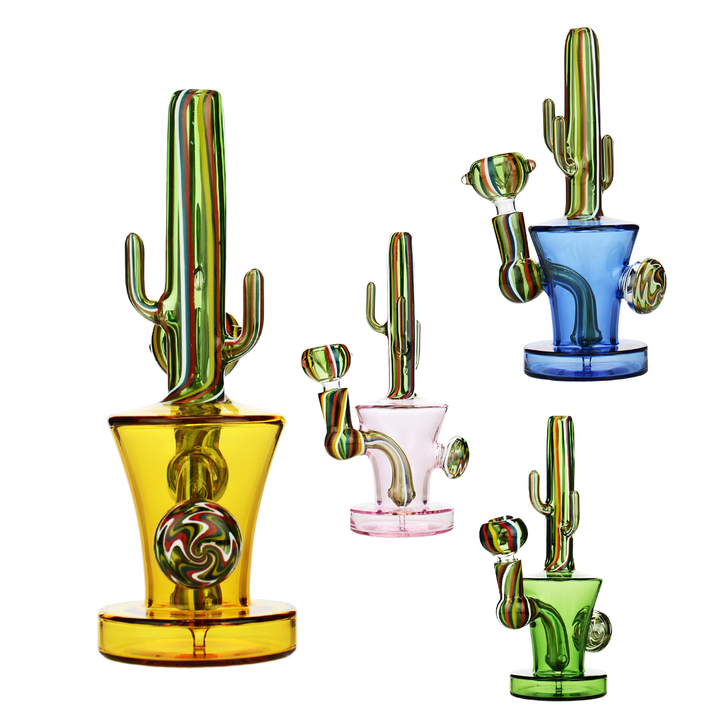 7-inch Cactus Reversal Art Water Pipe