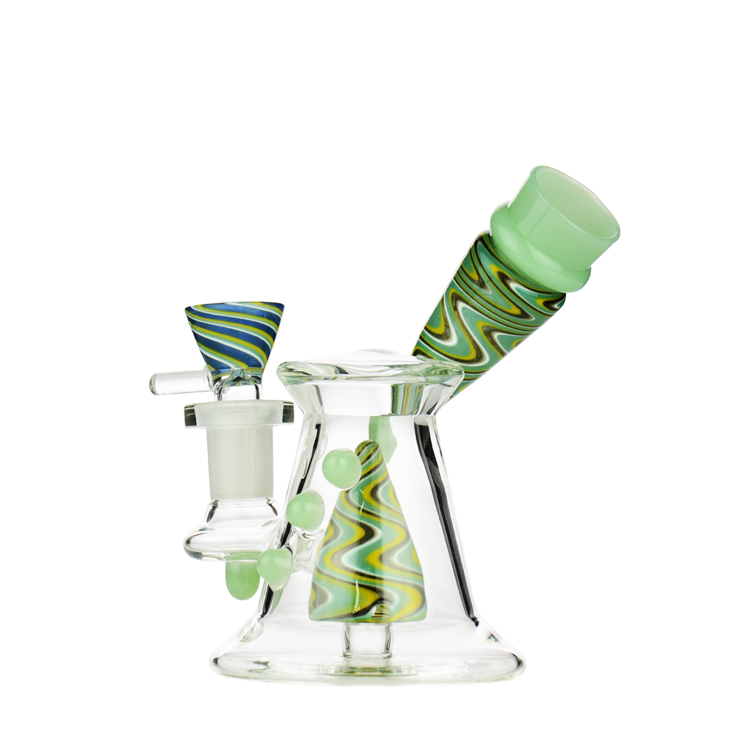 5" Side Neck Water Pipe with Reversal Art Bowl