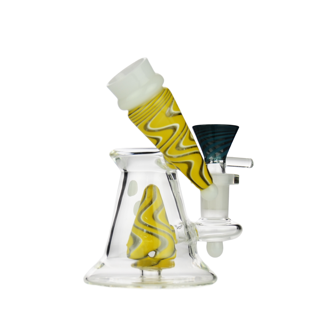 5" Side Neck Water Pipe with Reversal Art Bowl
