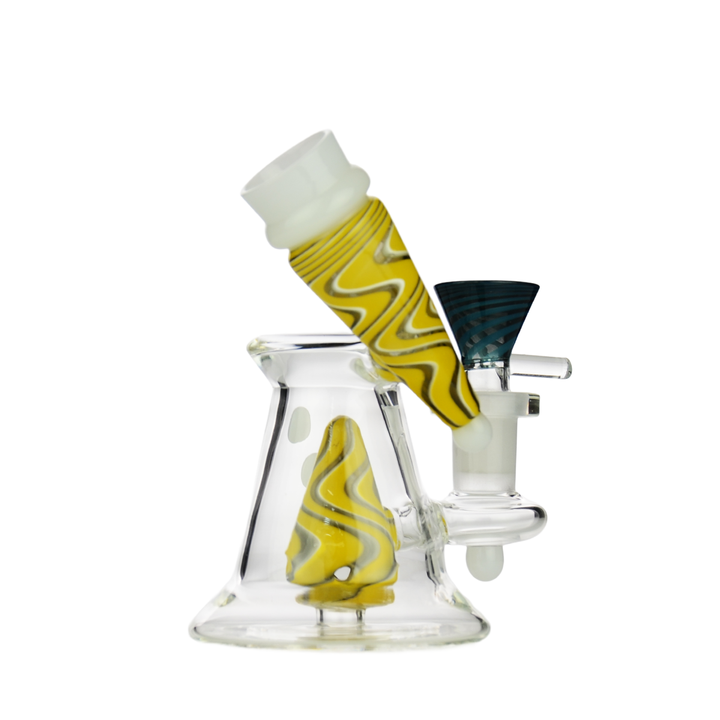 5" Side Neck Water Pipe with Reversal Art Bowl
