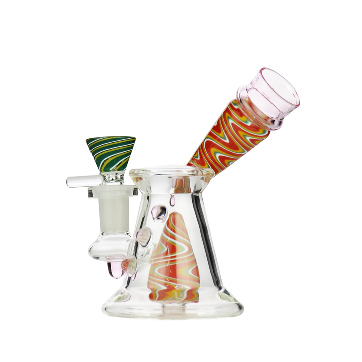 5" Side Neck Water Pipe with Reversal Art Bowl