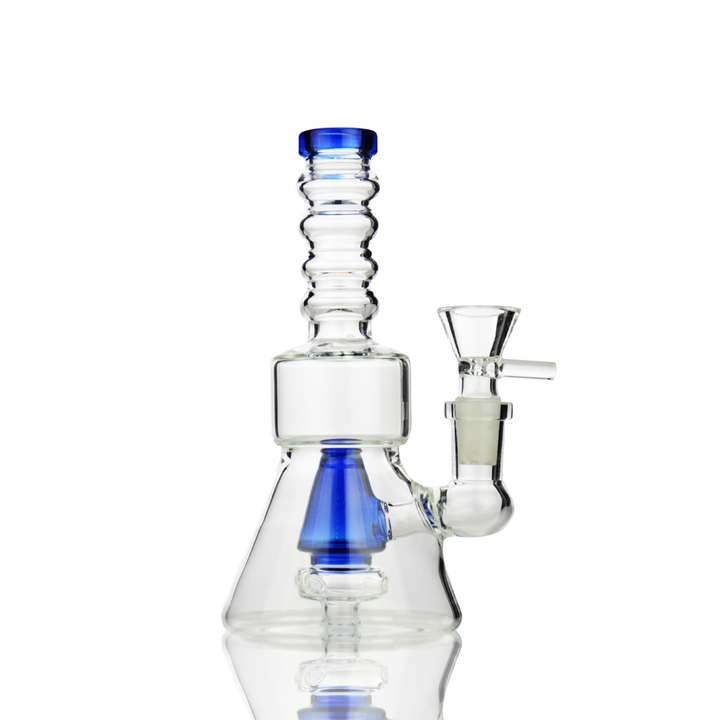 6" Cone Shower Perc Water Pipe, 14mm Bowl