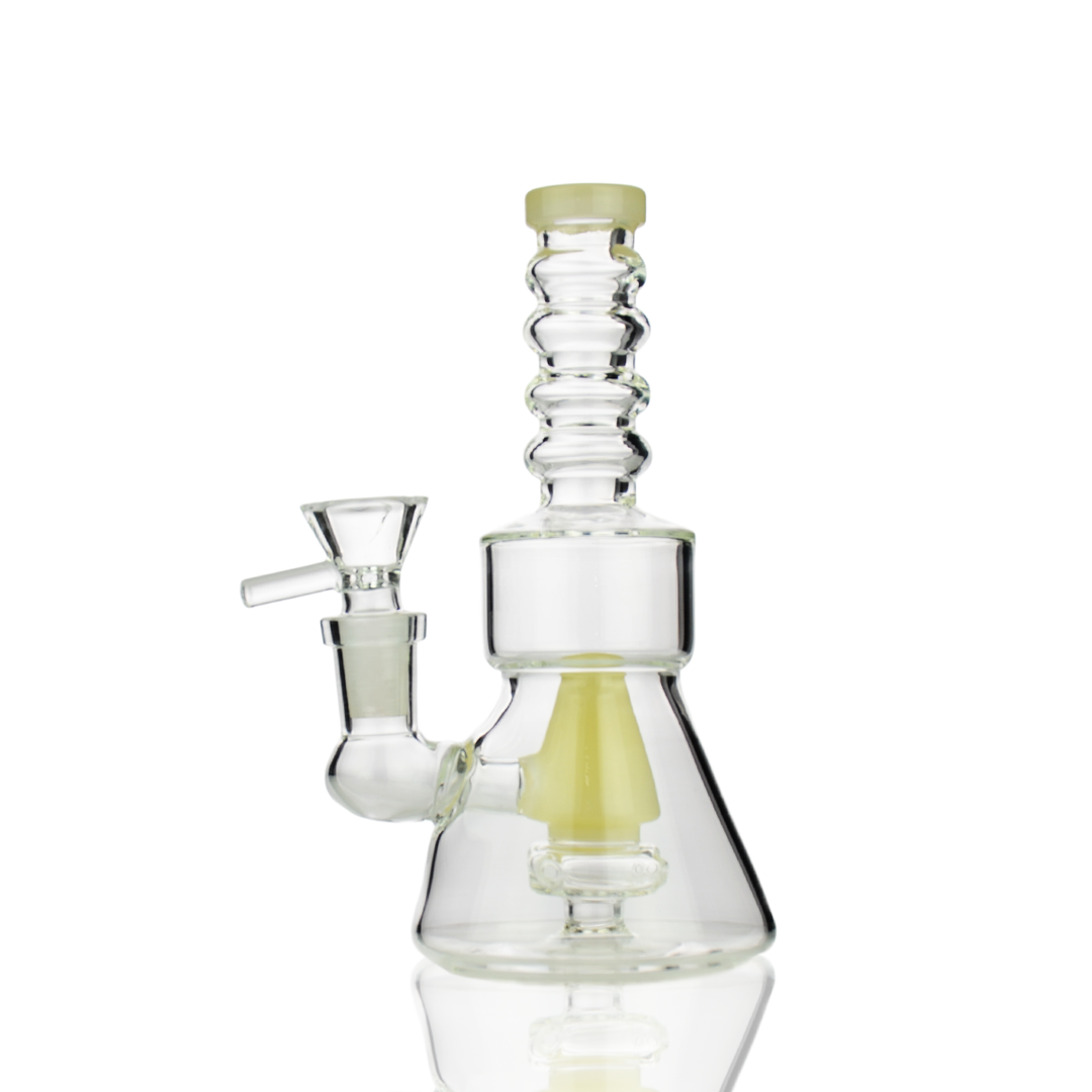 6" Cone Shower Perc Water Pipe, 14mm Bowl