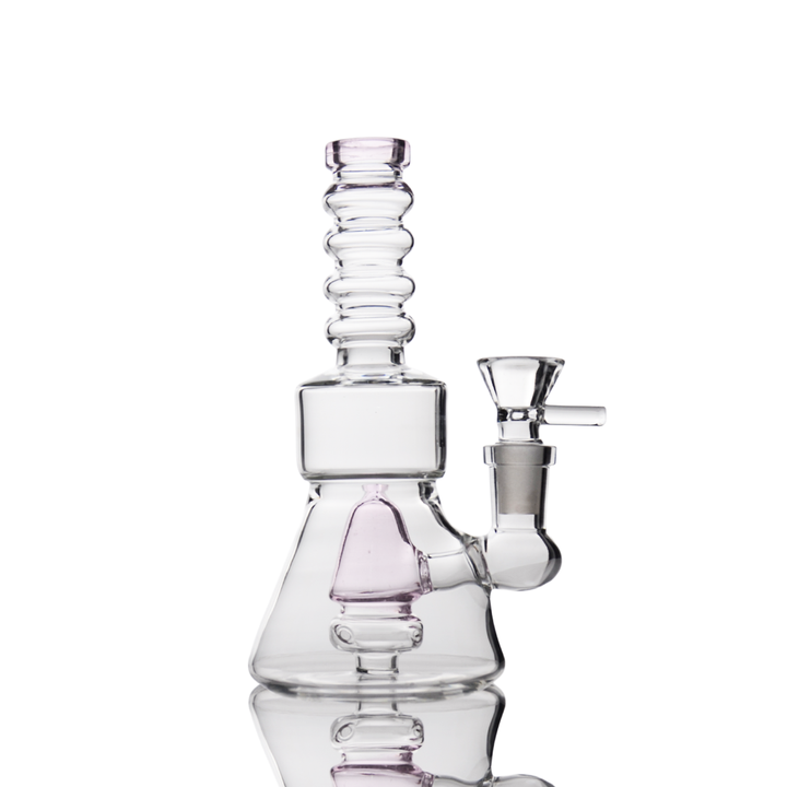 6" Cone Shower Perc Water Pipe, 14mm Bowl