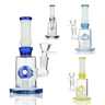 6" Donut Shower Perc Water Pipe with 14mm Bowl