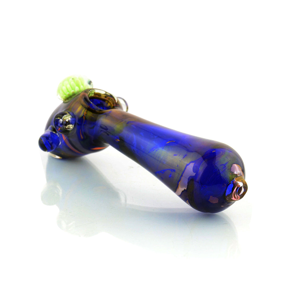 7 Inch Gold Electroplated Double Tube Hand Pipe