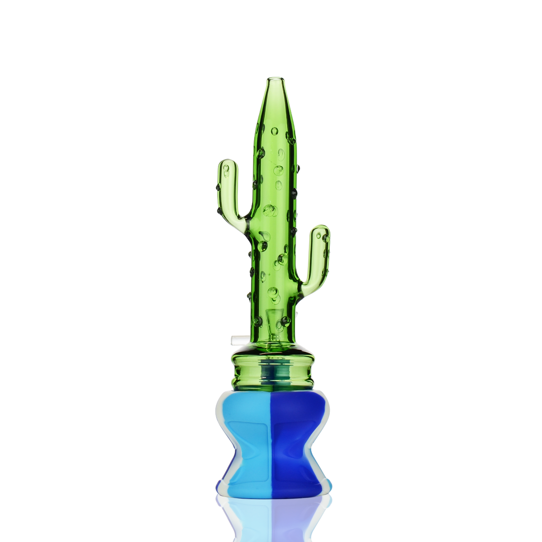 9" Cactus Silicone-Glass Water Pipe 14mm Bowl