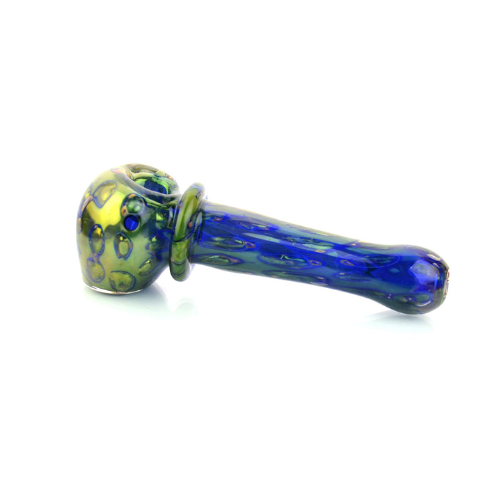 6.5 Inch American Gold Double Tube Rim Spoon Pipe