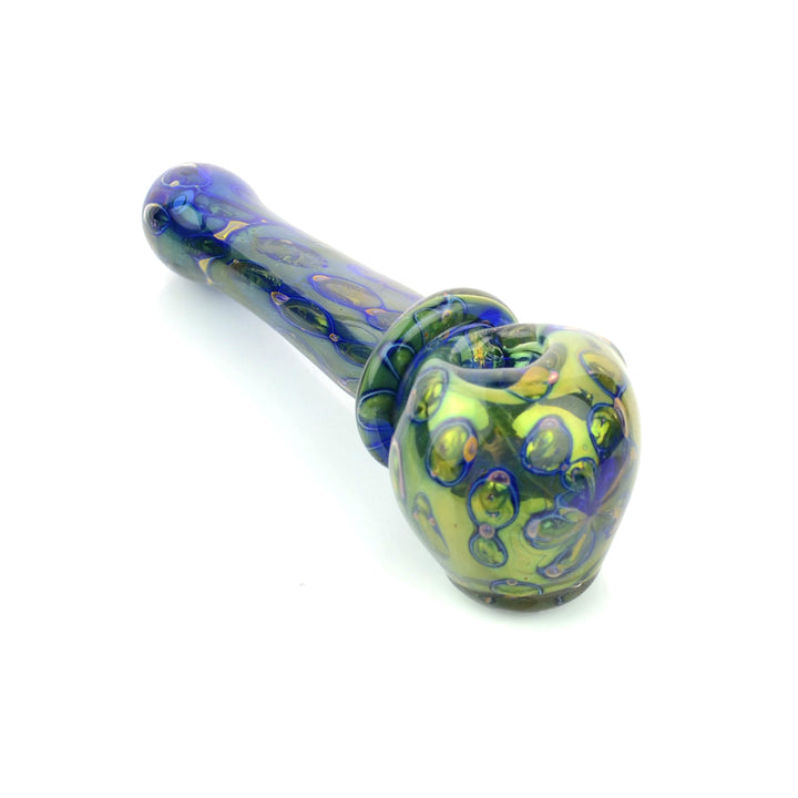 6.5 Inch American Gold Double Tube Rim Spoon Pipe