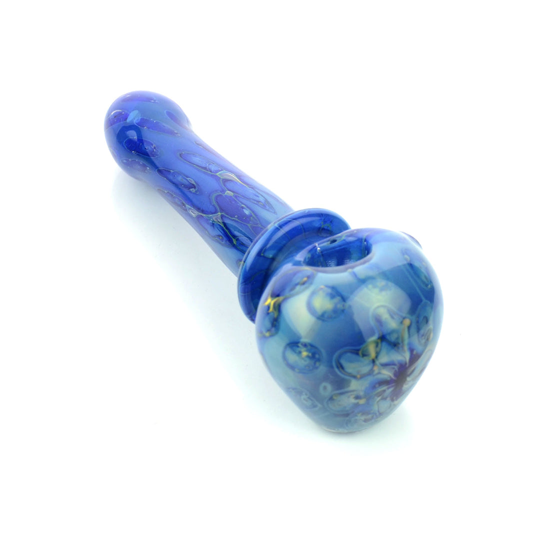 6.5 Inch American Gold Double Tube Rim Spoon Pipe