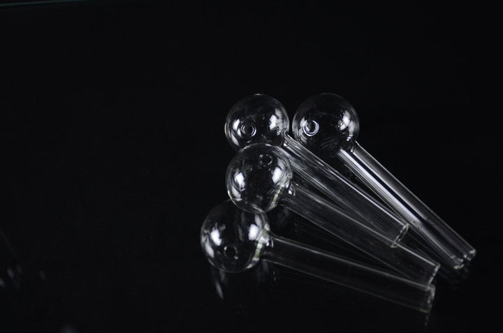 4-Inch Heavy Clear Oil Burner - 90 Count