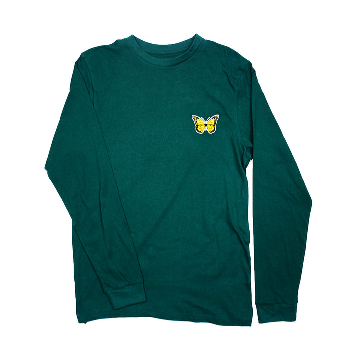 Embroidered Butterfly Cotton Long Sleeve Tee 6-Pack
