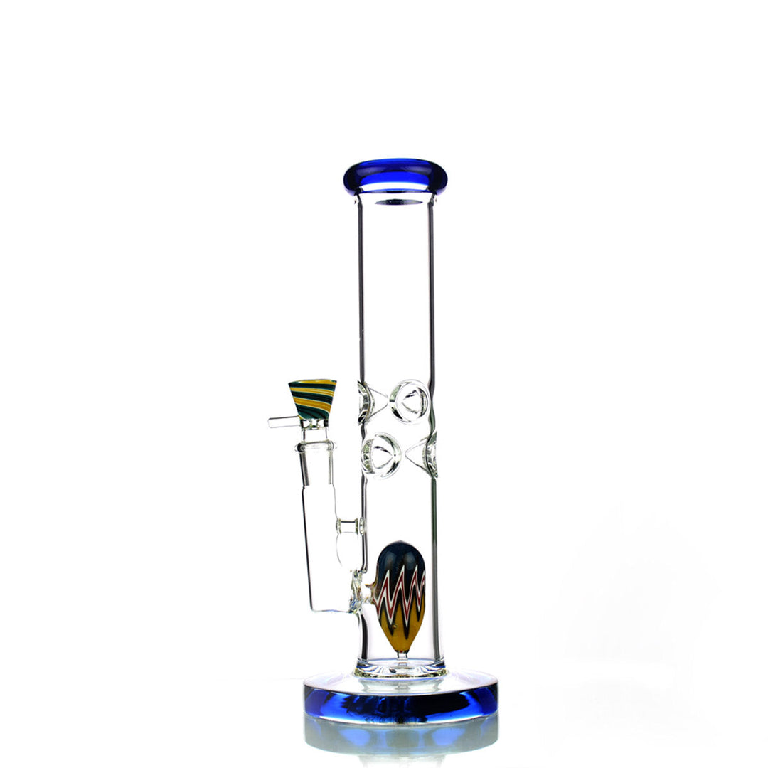 12" Straight Shooter Bong with Reversal Art