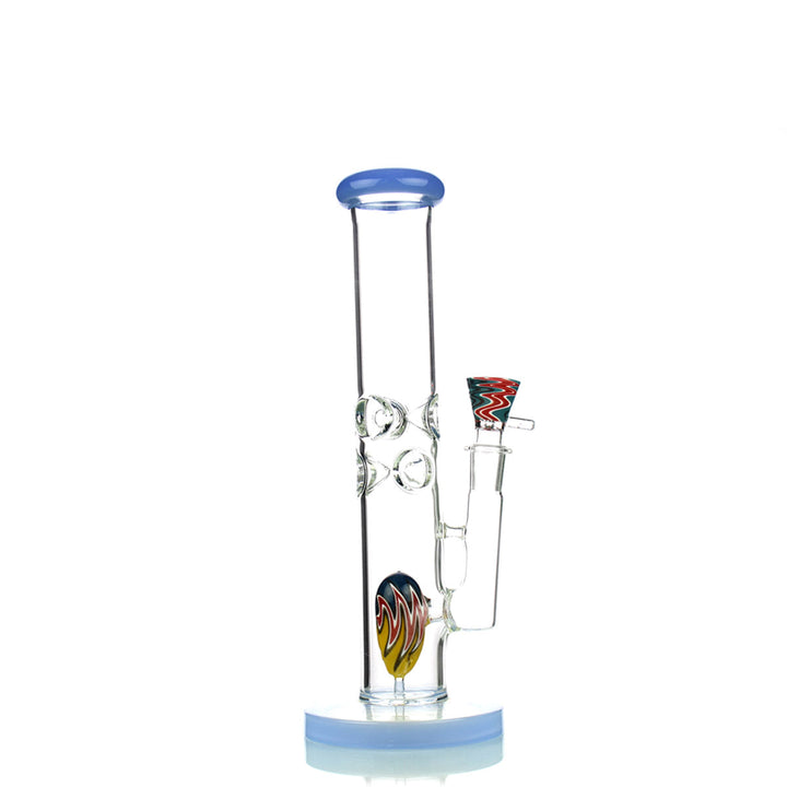 12" Straight Shooter Bong with Reversal Art
