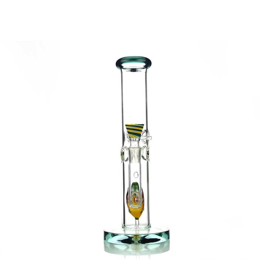12" Straight Shooter Bong with Reversal Art
