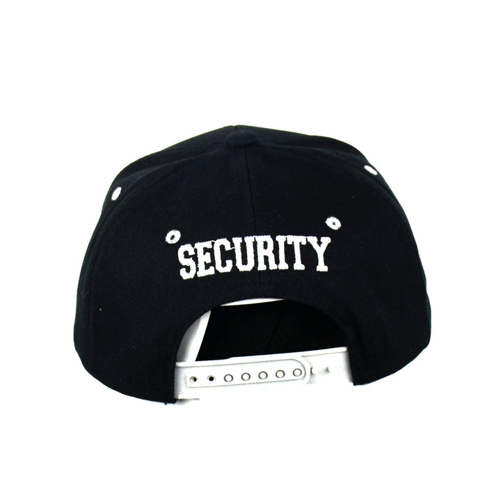 Security Embroidered Snapback Hat