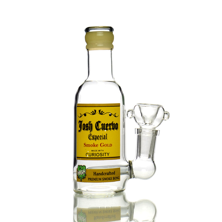 5" Liquor Bottle Novelty Hand Pipe with 14mm Bowl