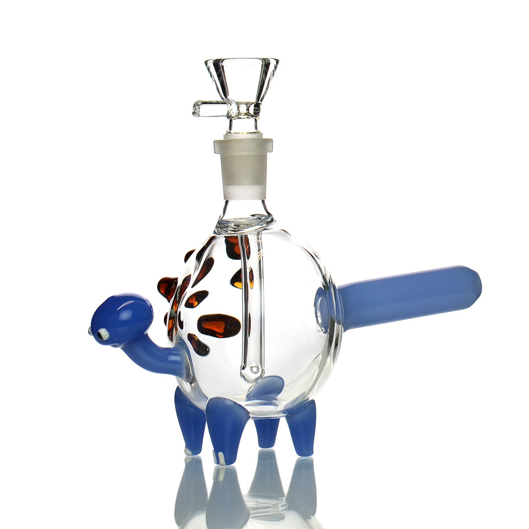 Compact Turtle Water Pipe with 14mm Bowl