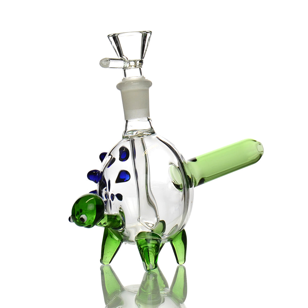 Compact Turtle Water Pipe with 14mm Bowl