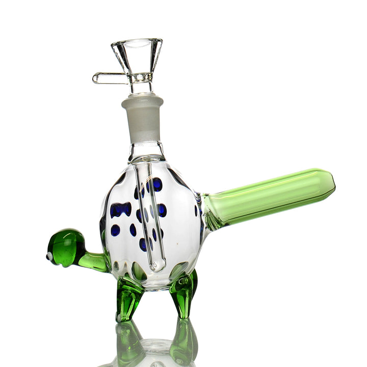 Compact Turtle Water Pipe with 14mm Bowl