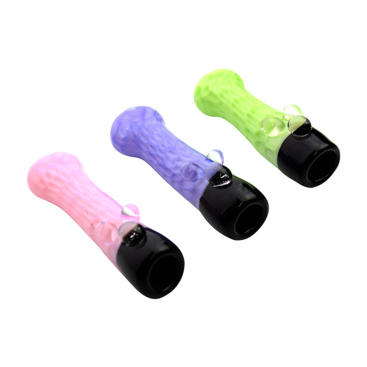 Compact Honeycomb Chillum - 3.5" Slime Tube Glass