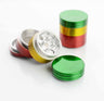 Compact Rasta Metal Herb Grinder 32MM