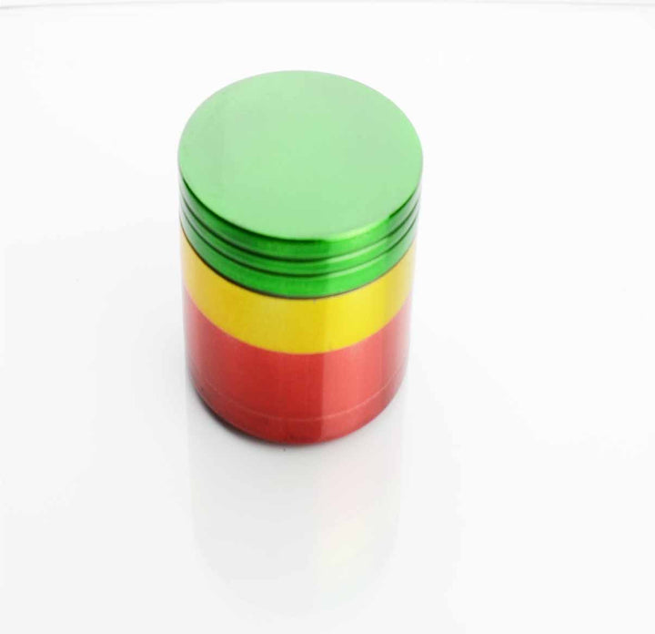 Compact Rasta Metal Herb Grinder 32MM