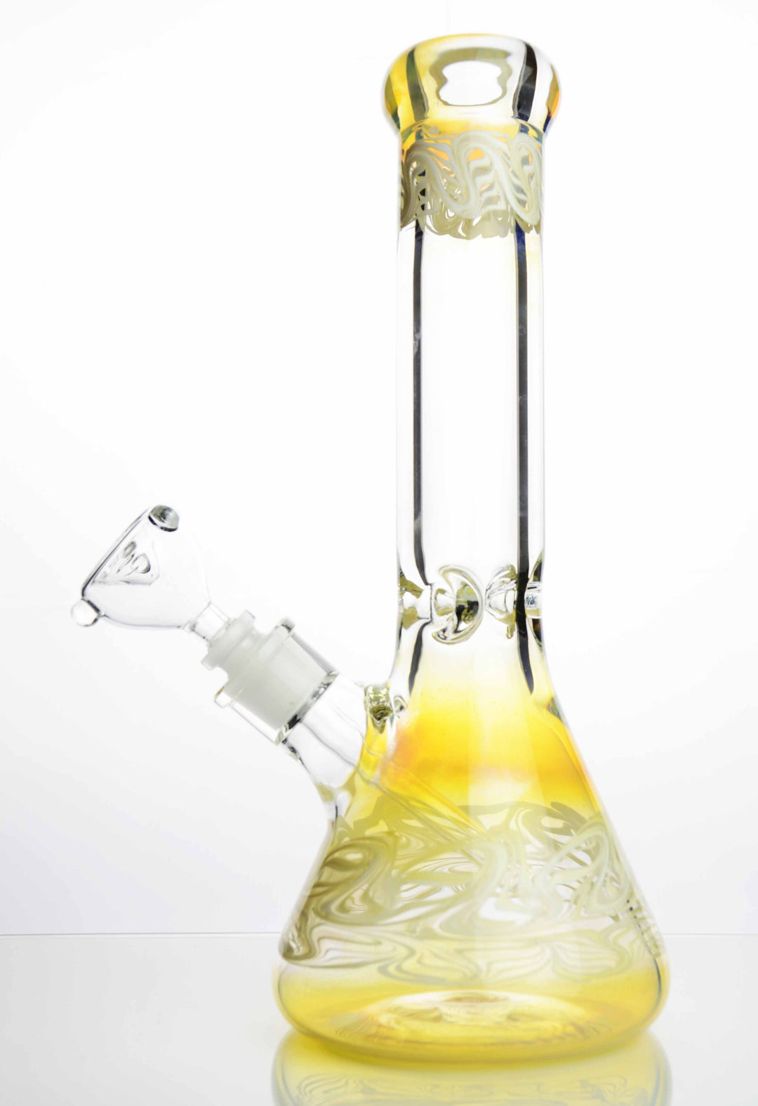16 Inch Fumed Beaker Bong, 9mm USA Glass