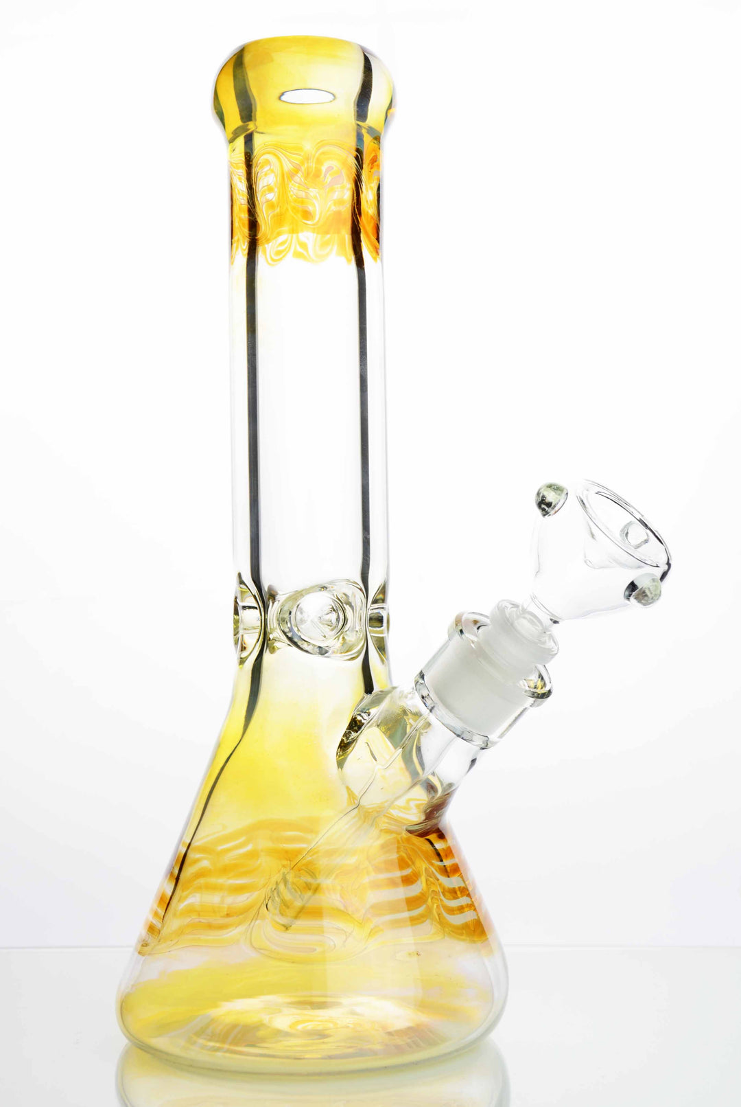 16 Inch Fumed Beaker Bong, 9mm USA Glass