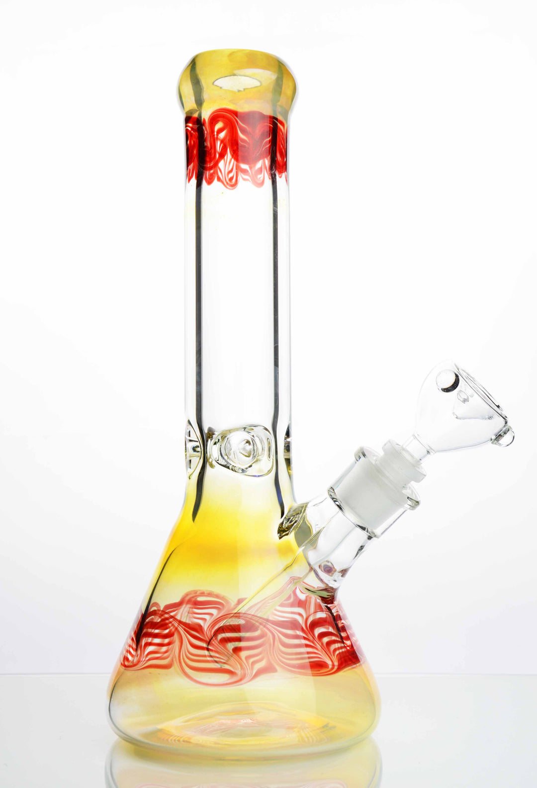 16 Inch Fumed Beaker Bong, 9mm USA Glass