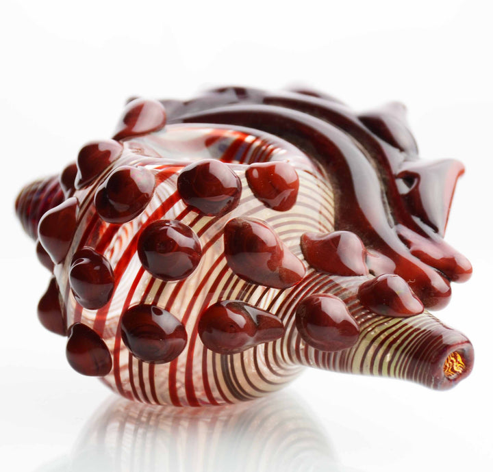 Seashell Design 4.5 Inch Glass Hand Pipe
