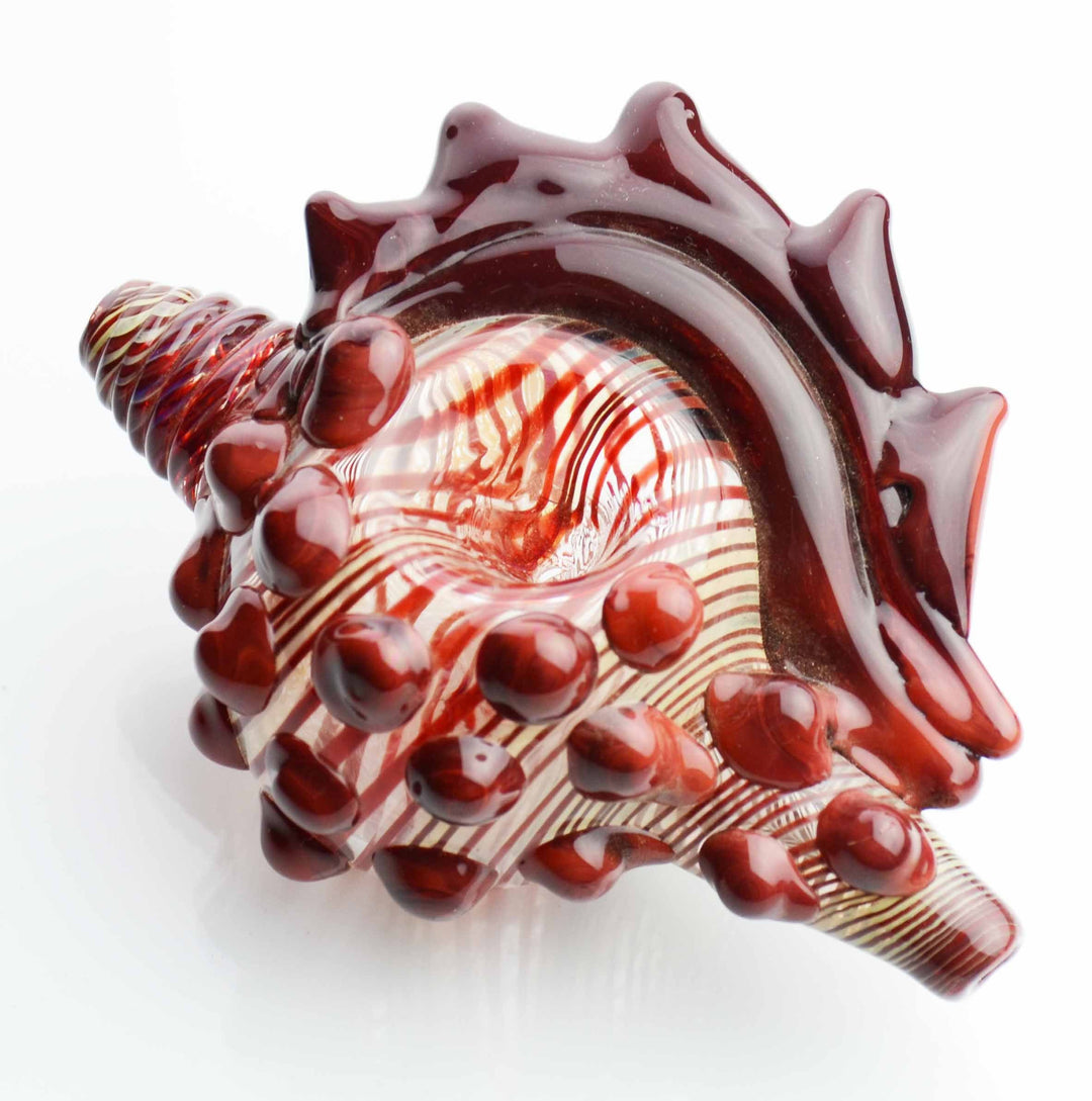 Seashell Design 4.5 Inch Glass Hand Pipe