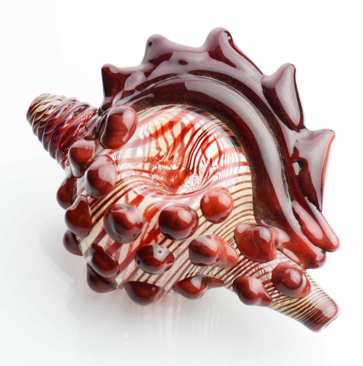 Seashell Design 4.5 Inch Glass Hand Pipe