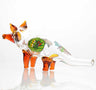 Compact Fox Design Glass Pipe