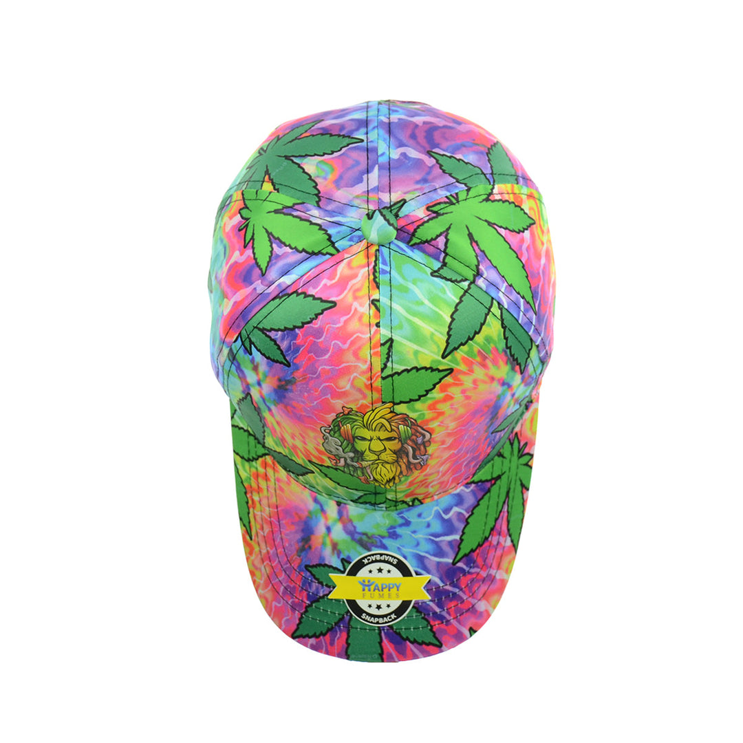 Smoking Lion Graphic Snapback Hat