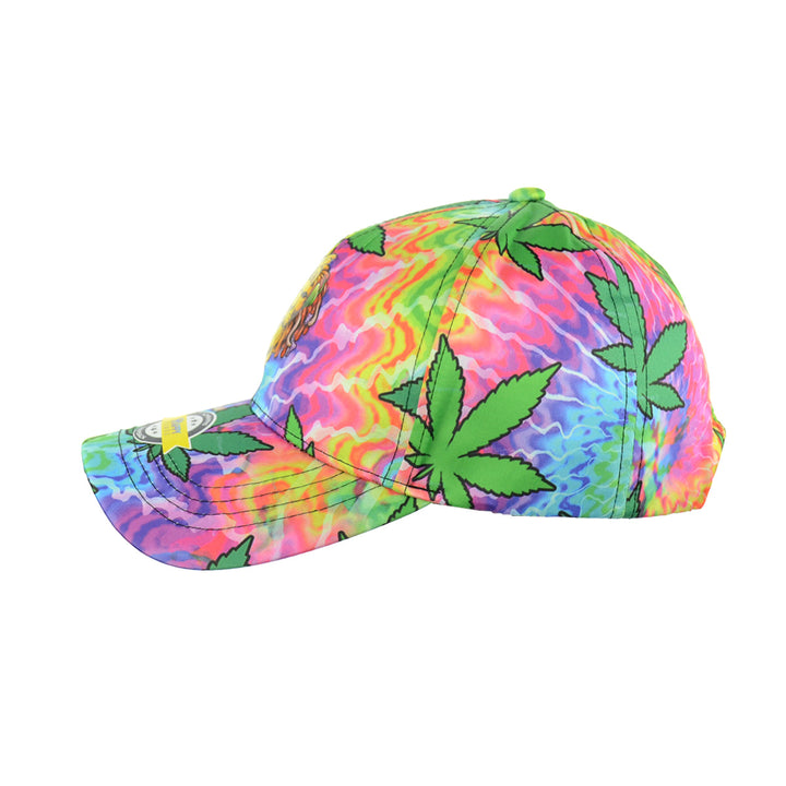Smoking Lion Graphic Snapback Hat