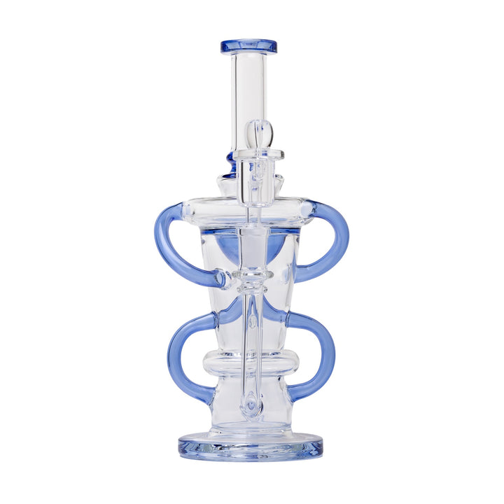 10.25 Inch Straight Recycler Dab Rig - Borosilicate