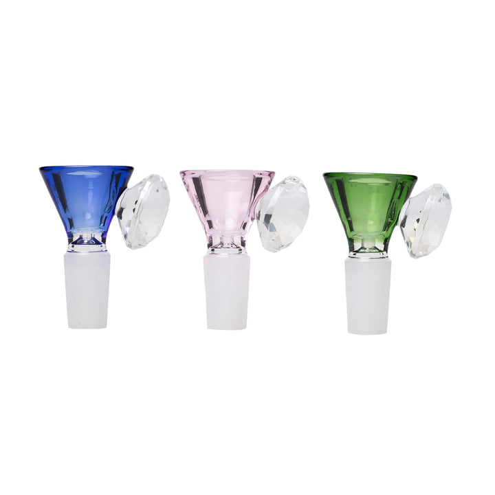 Human Grade 14mm Easy-Grip Flower Bowls (3-Pack)
