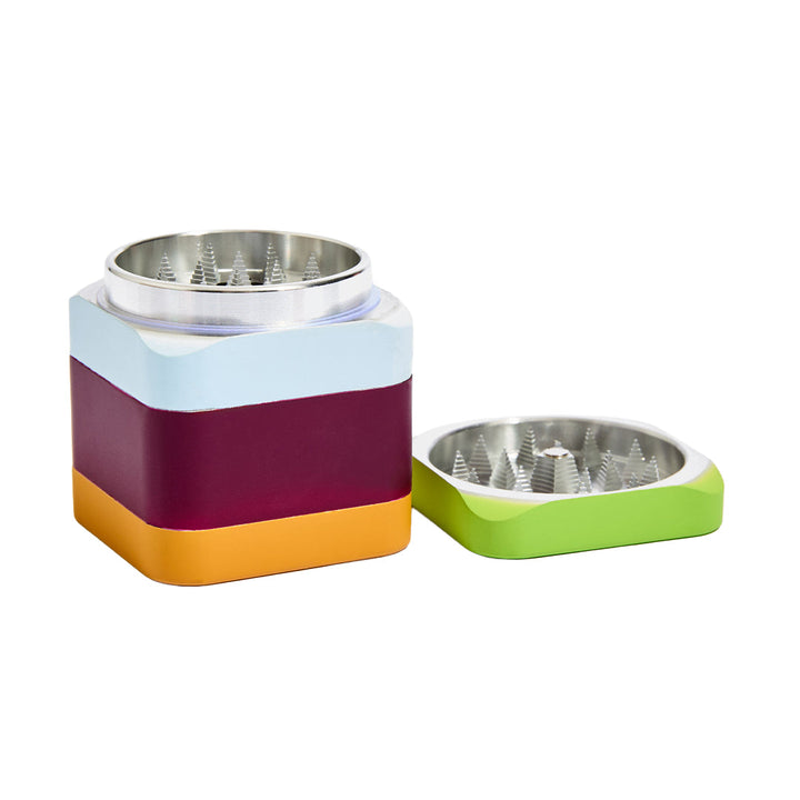 Edie Parker Rubberized Colorblock Grinder