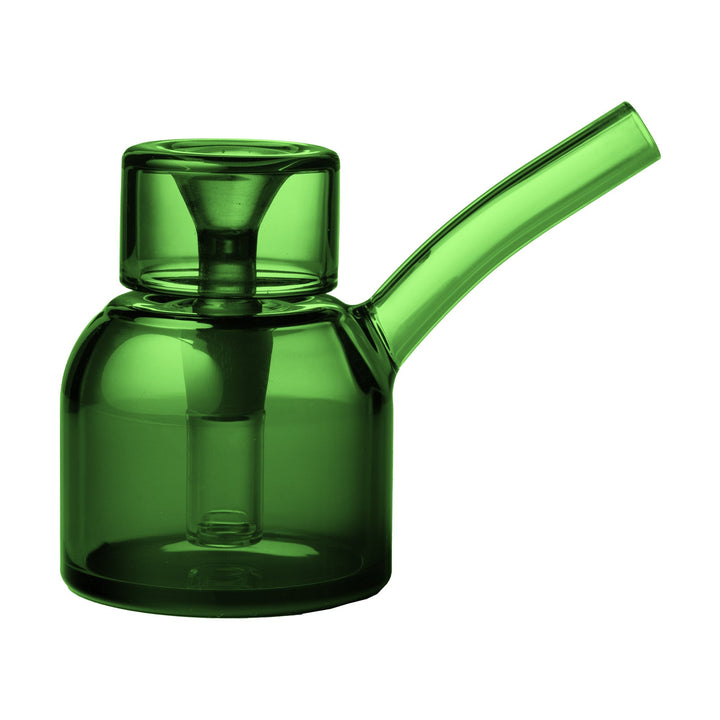 Art Deco Borosilicate Glass Bubbler